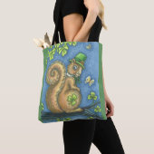 ST. PATRICK'S DAG IRISH SQUIRREL CANVAS TAS (Dichtbij)
