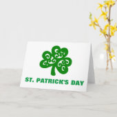 ST. PATRICKS DAG KAART (Gele Bloem)