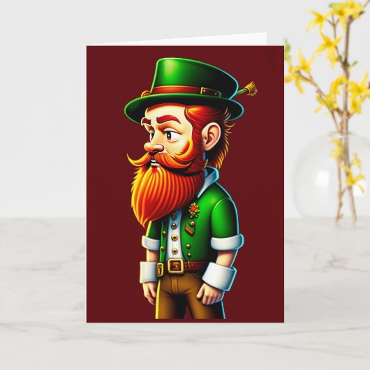 St. Patrick's Dag Kaart (Gele Bloem)