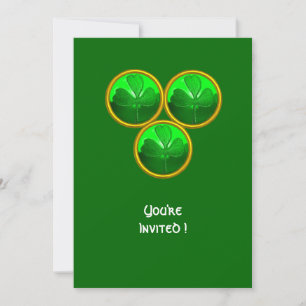 ST. PATRICK'S DAG KLAVER DRIEEENIGHEID KAART