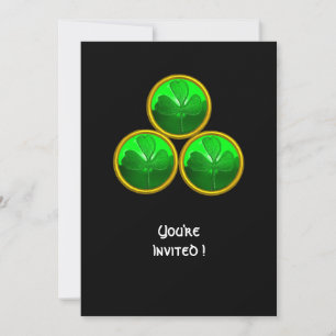ST. PATRICK'S DAG KLAVER DRIEEENIGHEID KAART