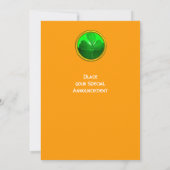 ST. PATRICK'S DAG KLAVER DRIEVULDIGHEID KAART (Achterkant)