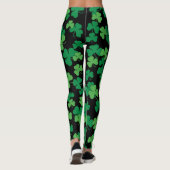 St. Patricks dag klaver patroon Leggings (Achterkant)
