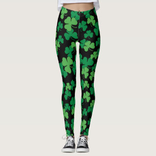 St. Patricks dag klaver patroon Leggings