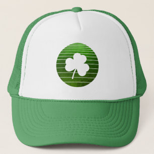 ST. PATRICK'S DAG KLAVERBLAD GELUKKIG GROEN TRUCKER PET