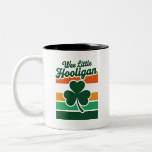 St. Patrick's Dag Kleine Ondeugende Grappenmaker  Tweekleurige Koffiemok
