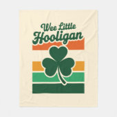 St. Patrick's Dag Kleine Ondeugende Grappig Fleece Deken (Voorkant)