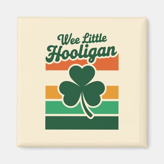 St. Patrick's Dag Kleine Ondeugende Grappig  Magneet (Voorkant)