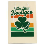 St. Patrick's Dag Kleine Ondeugende Grappig  Medium Cadeauzakje (Voorkant)