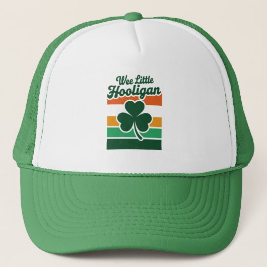 St. Patrick's Dag Kleine Ondeugende Grappig  Trucker Pet (Voorkant)