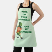 ST. PATRICK'S DAG LEPRECHAUN Apron Schort (Insitu)