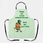 ST. PATRICK'S DAG LEPRECHAUN Apron Schort (Voorkant)