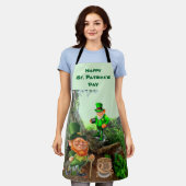 ST. PATRICK'S DAG LEPRECHAUN Apron Schort (Gedragen)