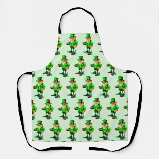 ST. PATRICK'S DAG LEPRECHAUN Apron Schort (Voorkant)