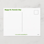 ST. PATRICK'S DAG LEPRECHAUN FEESTDAGENKAART (Achterkant)