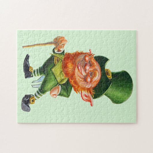 ST. PATRICK'S DAG LEPRECHAUN LEGPUZZEL (Horizontaal)