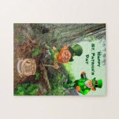 ST. PATRICK'S DAG LEPRECHAUN LEGPUZZEL (Horizontaal)