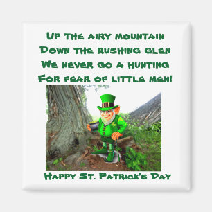 ST. PATRICK'S DAG LEPRECHAUN POEM magnet