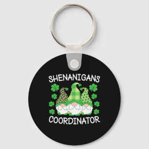 St. Patricks Dag Lerares Shenanigans Coördinator V Sleutelhanger