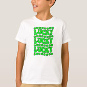 ST PATRICK'S DAG, Lucky, Lucky, Lucky T-shirt (Voorkant)