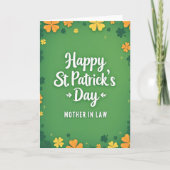 St. Patrick's Dag Moeder Kaart (Voorkant)