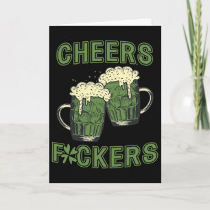 St. Patrick's Dag Outfit Proost Drink Bier Iers Kaart