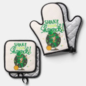 St. Patrick's dag Ovenwant & Pannenlap Set (Voorkant / Achterkant)