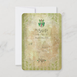 St.Patricks Dag - Partij nodigt RSVP uit Kaartje
