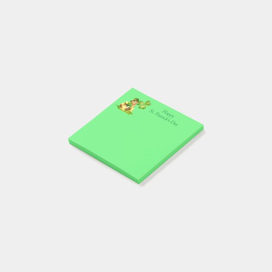 St. Patrick's Dag Post-it® Notes (Schuin)