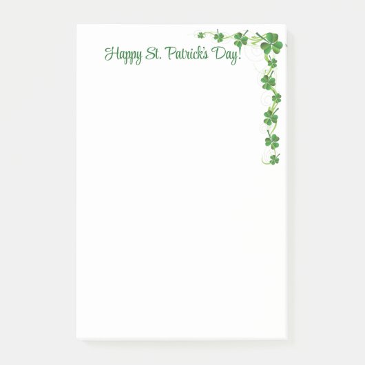 St. Patrick's Dag Post-it® Notes (Voorkant)