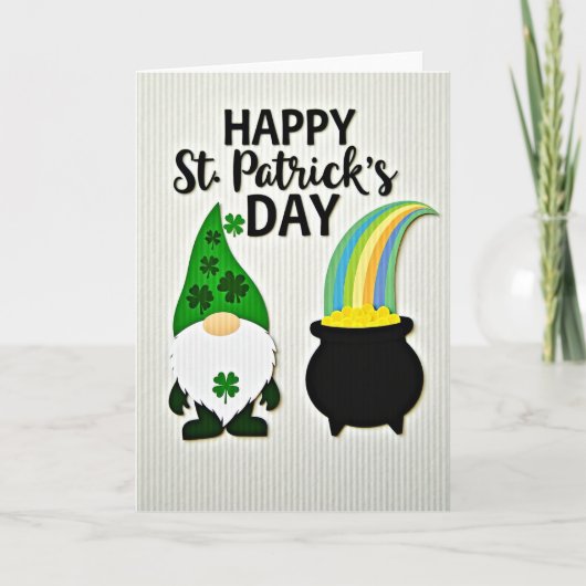 St. Patrick's Dag Pret Art Kaart (Voorkant)