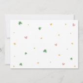 St patricks dag Regenboog Lucky One Eerste Verjaar Kaart (Achterkant)