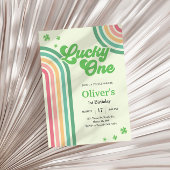 St Patricks dag regenboog Lucky One Eerste Verjaar Kaart