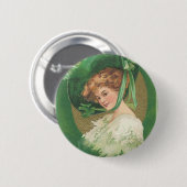 St. Patricks Dag Ronde Button 5,7 Cm (Voorkant /achterkant)