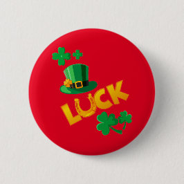 ST. PATRICK'S DAG RONDE BUTTON 5,7 CM
