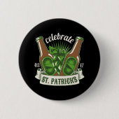 St. Patrick's Dag Ronde Button 5,7 Cm (Voorkant)