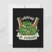 St. Patrick's dag RSVP Kaartje (Voorkant)