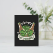 St. Patrick's dag RSVP Kaartje (Staand voorkant)