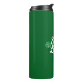St. Patrick's Dag Sassy Lassie Grappige Ierse Thermosbeker (Gedraaid links)