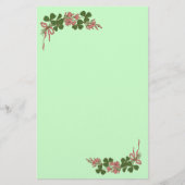 ST. PATRICK'S DAG/Shamrocks Briefpapier (Voorkant)