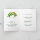 St. Patricks Dag Shamrocks Zegen en Gebed Kaart (Binnen)