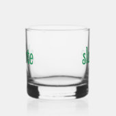 St. Patricks Dag Slainte Proost Whisky Glas (Links)