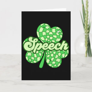 St. Patrick's Dag Spraaktherapeut Slp Spraaktherap Kaart