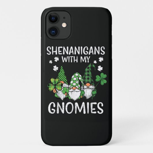 St. Patrick's Dag Streken met Gnomies Gnome Case-Mate iPhone Case (Achterkant)