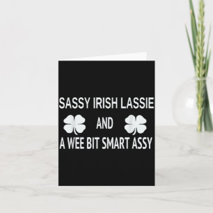 St. Patrick's Dag Sy Ierse Leugen Shamrock Grappig Kaart