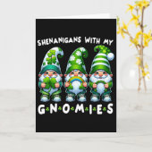 St. Patrick's Dag T-shirt Dames - Shenanigans Met Kaart (Gele Bloem)