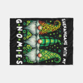 St. Patrick's Dag T-shirt Vrouwen - Shenanigans Me Fleece Deken (Voorkant (Horizontaal))