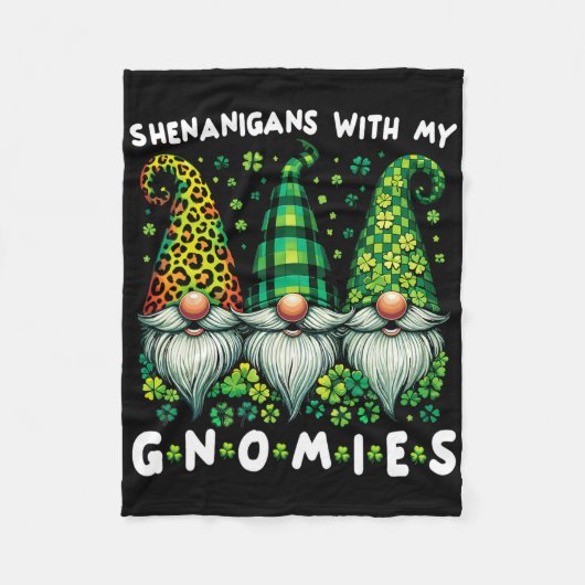 St. Patrick's Dag T-shirt Vrouwen - Shenanigans Me Fleece Deken (Voorkant)