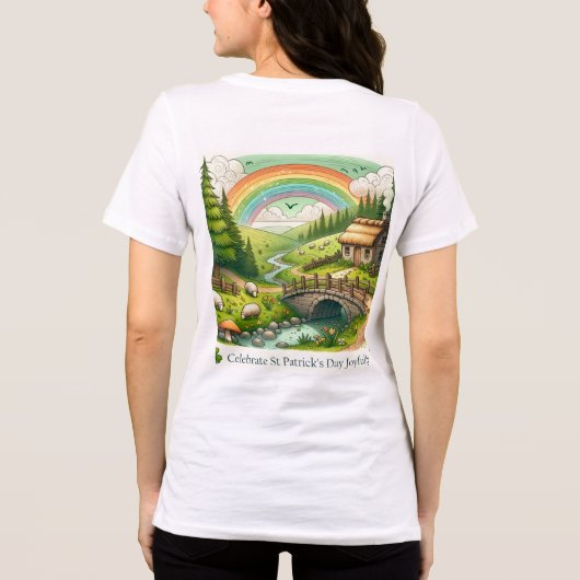 ST.PATRICK'S DAG Tri-Blend SHIRT (Achterkant)