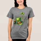 ST. PATRICK'S DAG Tri-Blend SHIRT (Voorkant)